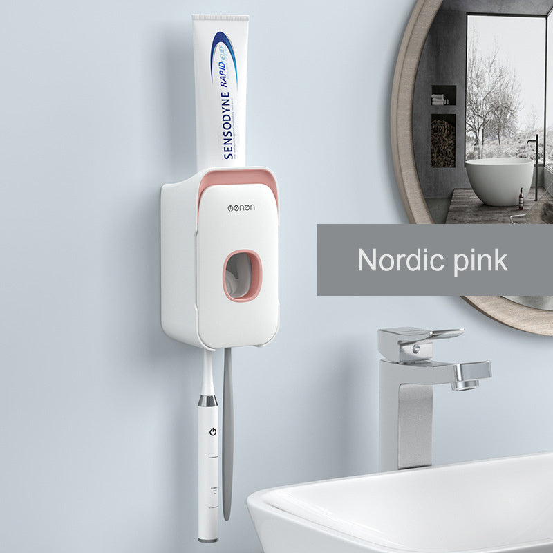 Distributeur automatique de dentifrice mural - Hygiène et praticité