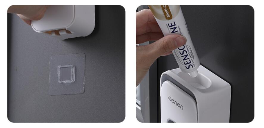 Distributeur automatique de dentifrice mural - Hygiène et praticité
