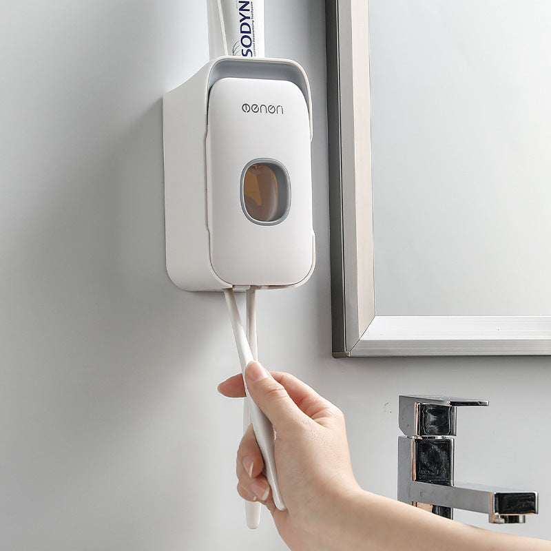 Distributeur automatique de dentifrice mural - Hygiène et praticité